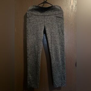 Athleta Black and Gray Patterned Pants